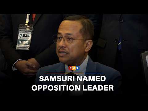 Samsuri named opposition leader thumbnail