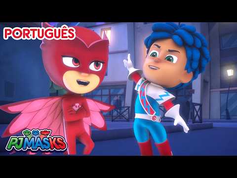 Missão de Proteção! 🦉 PJ Masks em Português episódios completos 🦸 Desenhos animados thumbnail