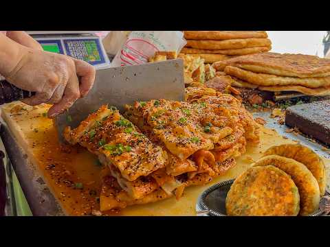 3 Popular Taiwanese Street Snacks | Crispy Pancake, Stuffed Egg Cake & Fried Mochi (醬香餅, 雞子粿, 炸麻糬) thumbnail