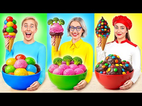 Reto De Cocina Yo vs Abuela | Recetas Culinarias Increíbles de Multi DO Challenge thumbnail