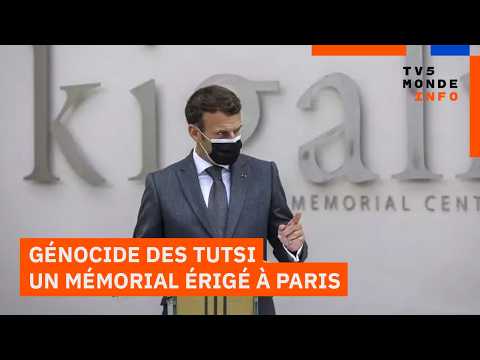 Rwanda : Emmanuel Macron inaugure un mémorial en hommage aux victimes du génocide des Tutsi à Paris thumbnail
