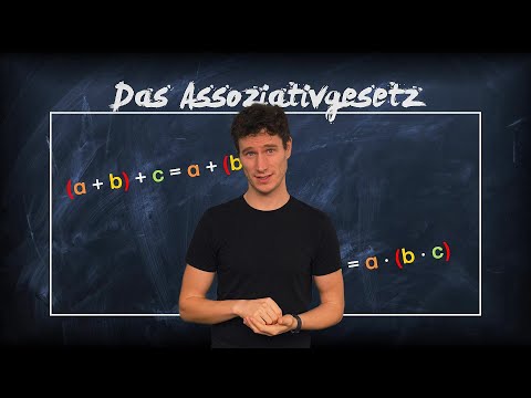 Assoziativgesetz - Verbindungsgesetz - einfach erklärt thumbnail