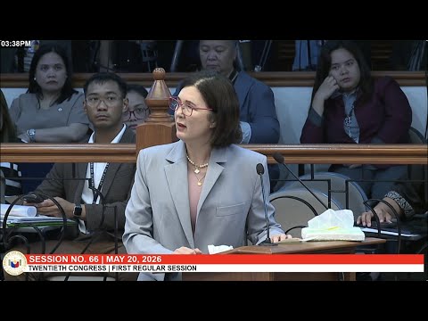 Sen. Pia Cayetano, naging emosyonal sa gitna ng plenary session | GMA News thumbnail