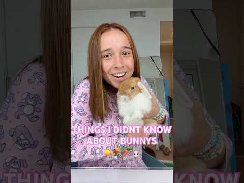 things i didn’t know about bunny’s 🐰🥕☀️ @thebunnybambie thumbnail