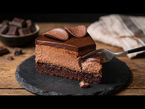 SENZA FORNO SI SCIOGLIE IN BOCCA, Deliziosa in POCHI MINUTI! Torta fredda al cioccolato thumbnail