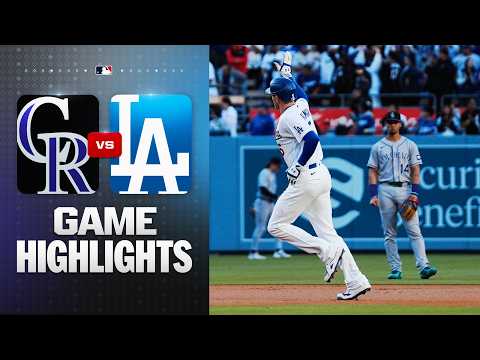 Rockies vs. Dodgers Game Highlights (5/27/26) | MLB Highlights thumbnail