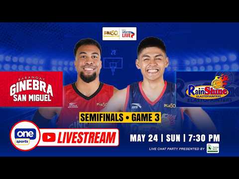 LIVE: BRGY. GINEBRA vs RAIN OR SHINE | PBA SEASON 50 COMMISSIONER’S CUP SEMIS | MAY 24, 2026 thumbnail