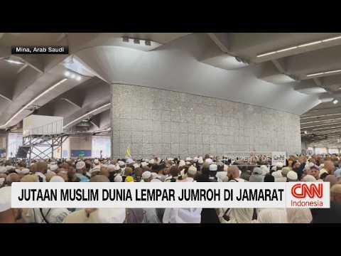 Jutaan Muslim Dunia Lempar Jumrah di Jamarat thumbnail