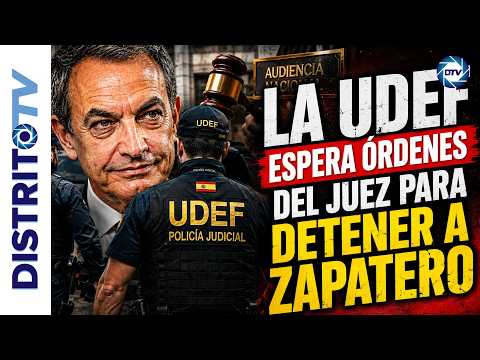 ÚLTIMA HORA URGENTE🔴LA UDEF ESPERA LA ORDEN DEL JUEZ PARA DETENER A ZAPATERO🔴 thumbnail