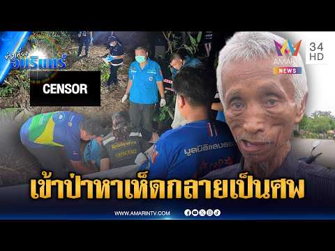ป้าเข้าป่าหาเห็ด กลายเป็นศพถูกฟันหัวดับ ตร.เร่งล่าตัวคนร้าย | ข่าวเที่ยงอมรินทร์ | 29 พ.ค. 69 thumbnail