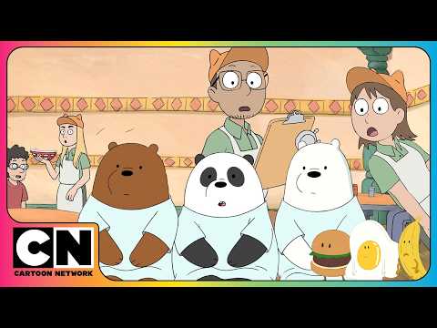 🐻🍟🐻 We Bare Bears - Best FOOD Compilation 🍕🐻 | Cartoon Network Asia thumbnail