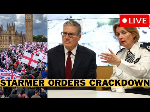 LIVE: Starmer Declares WAR On British Patriots - Police Crackdown On Tommy Robinson Rally thumbnail