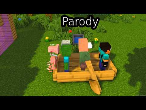 Funny Music How Far I'll Go Villager - Xdjames Minecraft Animation thumbnail