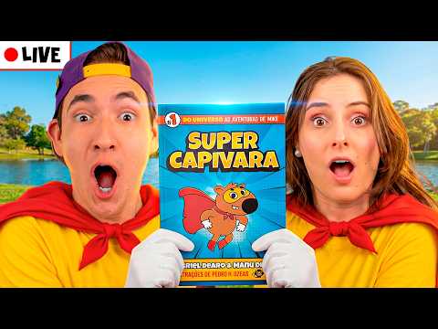 LIVE NOVO LIVRO SUPERCAPIVARA (COM BRINDES EXCLUSIVOS) ? thumbnail