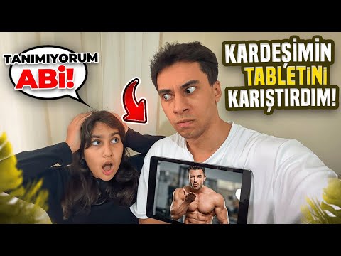 KARDEŞİMİN TABLETİNİ KARIŞTIRDIM ! (SEVGİLİSİNİ YAKALADIM !) @derintass thumbnail