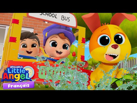 Les roues de mon bus | Nouvel Épisode ! | Comptines avec Bébé Louis | Little Angel Français thumbnail