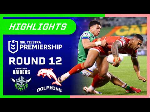 NRL Highlights: Raiders v Dolphins - Round 12 | NRL on Nine thumbnail