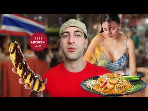 24 Hours Eating THAI STREET FOOD Challenge 🇹🇭 thumbnail