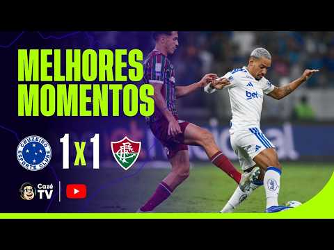 MELHORES MOMENTOS: CRUZEIRO 1 X 1 FLUMINENSE | BRASILEIRÃO 2026 | 18ª RODADA thumbnail