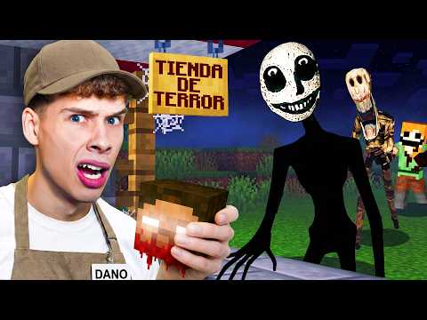 Abrí Mi Propia TIENDA del TERROR para las CRIATURAS TERRORÍFICAS en Minecraft thumbnail