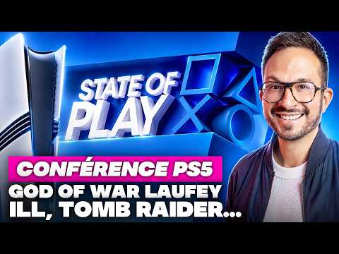 PLAYSTATION STATE of PLAY : CONFÉRENCE LÉGENDAIRE 😍 God of War Laufey, Wolverine, ILL, Tomb Raider thumbnail