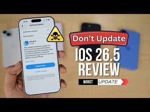 iOS 26.5 Review | Don't Update Big Problems | Amazon Great Summer Sale thumbnail