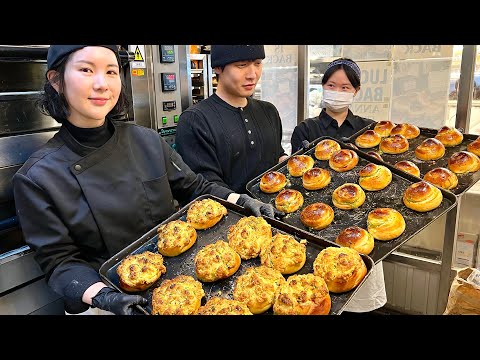 서울 마늘빵 1등 클래스?! 외국인들 조차 영업 전부터 미친 듯이 줄 서는 '역대급 마늘빵' | Viral Korean Sweet Garlic Bread thumbnail
