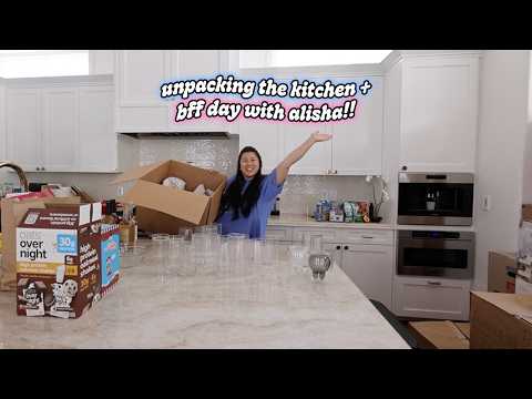 FINALLY UNPACKING THE KITCHEN + BFF Day With Alisha!! thumbnail