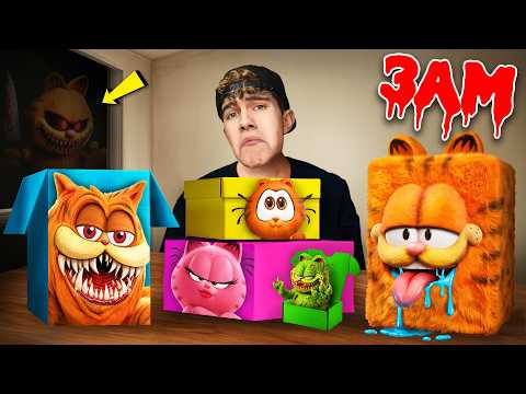 ÖFFNE NIEMALS ALLE GOREFIELD MYSTERY BOXEN um 3 UHR!! thumbnail