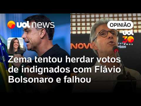 Zema tentou herdar votos de indignados com Flávio Bolsonaro e falhou | Carla Araújo thumbnail