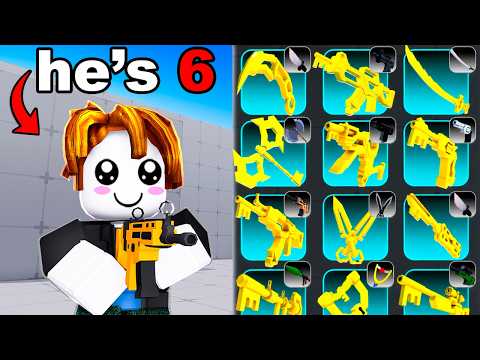 Upgrading My Little Brother's Account in Roblox Rivals! thumbnail