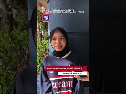Lorong UTC Sentul kini lebih ceria dengan lukisan permainan tradisional thumbnail