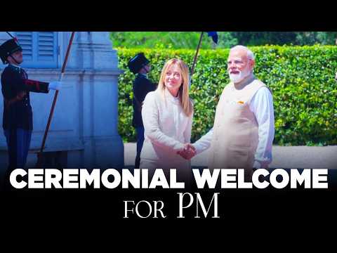 LIVE : PM Modi receives ceremonial welcome in Italy thumbnail