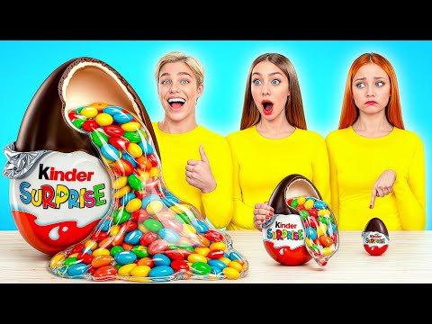 Desafío Placa Grande, Mediana y Pequeña | Trucos Creativos Con la Comida de Multi DO Challenge thumbnail