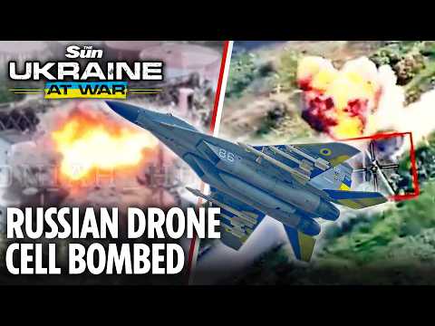 Putin's drone cell ripped to shreds as Ukraine drops French HAMMER bombs thumbnail