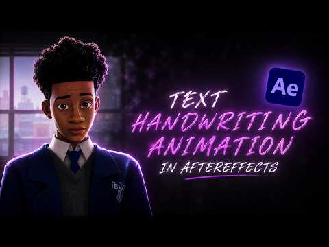 Handwriting Animation Tutorial After Effects | MOVIEX thumbnail