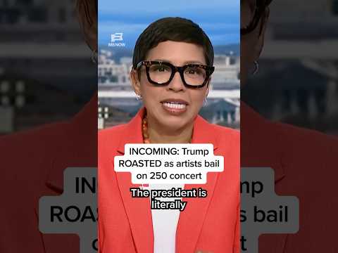 Trump ROASTED as artists bail on 'Freedom 250' concert thumbnail