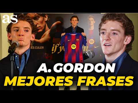 Las MEJORES FRASES de ANTHONY GORDON en su PRESENTACIÓN con el FC BARCELONA | IMPRESCINDIBLE thumbnail
