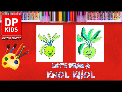 Let's draw a Knol Khol | DP KIDS | ARTS | ENGLISH | 619 thumbnail