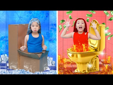 Hot vs Cold Challenge: Hot vs Cold Hide and Seek Challenge By T-FUN thumbnail
