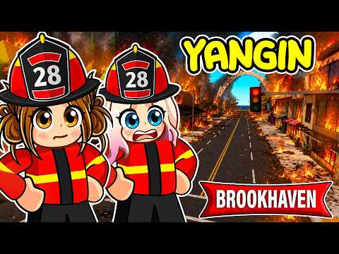 DİKKAT! Brookhaven’da Büyük YANGIN🔥 Roblox Brookhaven🏡RP thumbnail