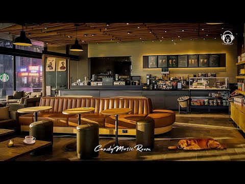 Cozy Rainy Night Coffee Shop Ambience ☔ Lofi Jazz Music, Cafe & Rain Sound for Sleep, Study, or Work thumbnail