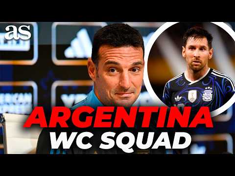 Is LEO MESSI in it? OFFICIAL Argentina WORLD CUP 2026 SQUAD | MAJOR ABSENCES revealed thumbnail