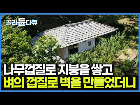 숲세권에 버려진 것들로 지은 한옥. 버려진 재료들의 놀라운 반전｜건축탐구 집｜#골라듄다큐 thumbnail