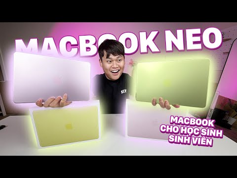 ĐẬP HỘP MACBOOK NEO VÀNG & HỒNG: MACBOOK GIÁ RẺ CHO HỌC SINH, SINH VIÊN thumbnail