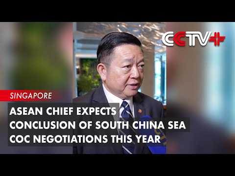 ASEAN Chief Expects Conclusion of South China Sea COC Negotiations This Year thumbnail