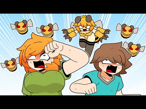 꿀벌의 복수 - Revenge of the Bee | Minecraft anime thumbnail
