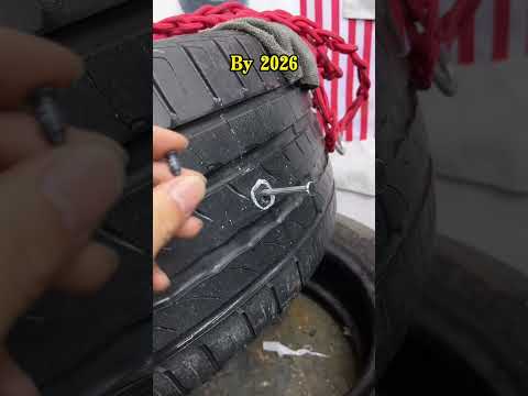 Tire puncture? 🛞 Fix it instantly—no tools, no delay.#TireRepair #FlatTireFix #CarEmergency #Tire thumbnail