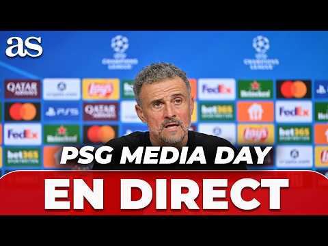 MEDIA DAY du PSG avant la FINALE de la LIGUE DES CHAMPIONS | Conférence de presse de LUIS ENRIQUE thumbnail