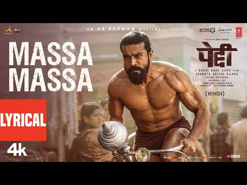 PEDDI: Massa Massa (Full Lyrical Song) - Hindi | Ram Charan | Janhvi Kapoor | AR Rahman| Nitesh Aher thumbnail